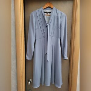 Elegant Blue Women's Dress